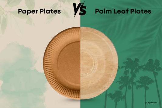 Palm Leaf Plates vs Paper Plates