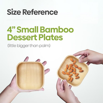 Square Palm Leaf Plates – Eco-Friendly Disposable Dinnerware