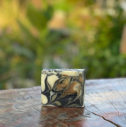 Calming Detox Charcoal Soap with Tea Tree & Lavender – Natural Acne Bar for Women