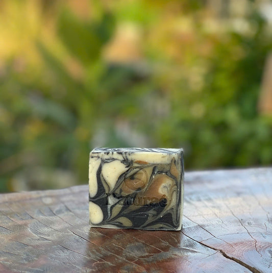 Calming Detox Charcoal Soap with Tea Tree & Lavender – Natural Acne Bar for Women