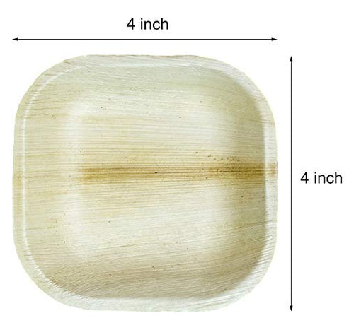 Square Palm Leaf Plates – Eco-Friendly Disposable Dinnerware