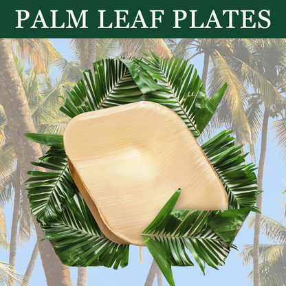 Disposable Palm Leaf Salad Bowls – Eco-Friendly Compostable Bowls