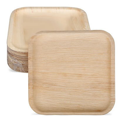 Square Palm Leaf Plates – Eco-Friendly Disposable Dinnerware