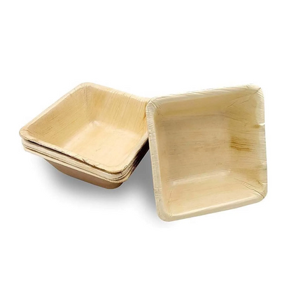 Disposable Palm Leaf Salad Bowls – Eco-Friendly Compostable Bowls