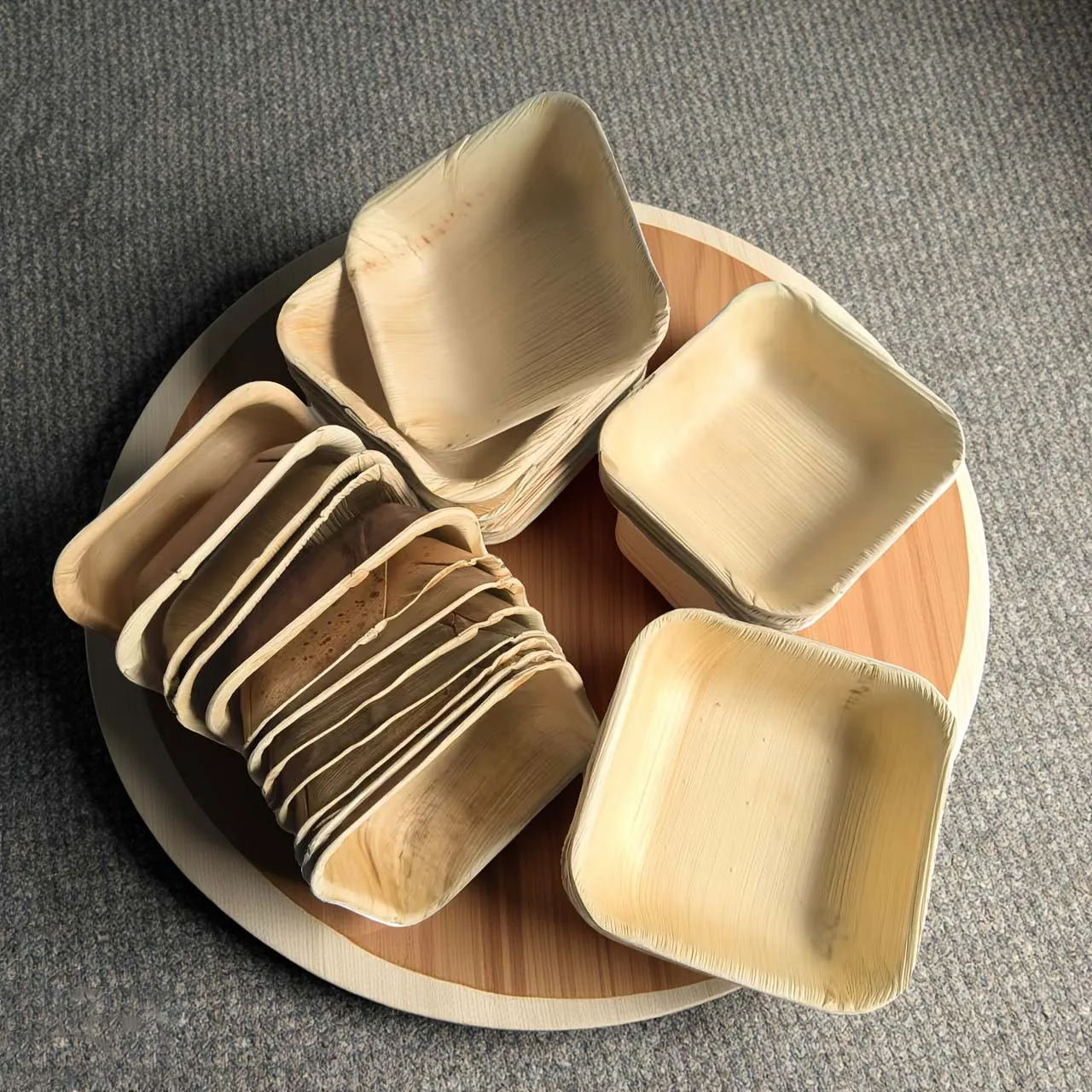 Disposable Palm Leaf Salad Bowls – Eco-Friendly Compostable Bowls