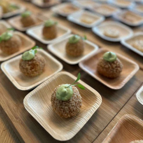 Square Palm Leaf Plates – Eco-Friendly Disposable Dinnerware