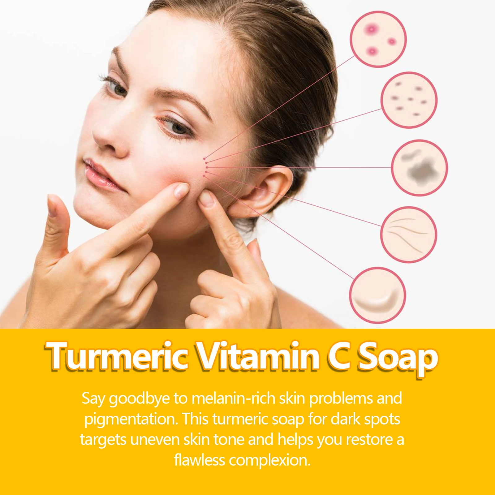 Turmeric Lemon Soap for Acne and Brightening 3– GlobalGo360